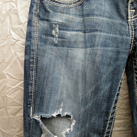 Vigoss The Chelsea Boot Cut Jeans Destroyed - Picture 8 of 8